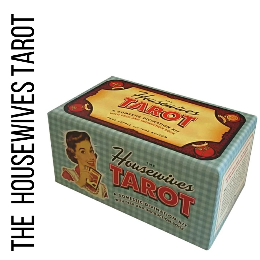 Tarot Deck Cards, Cards for Divination, Housewives Tarot, Kitsch 1950's 30 msrp